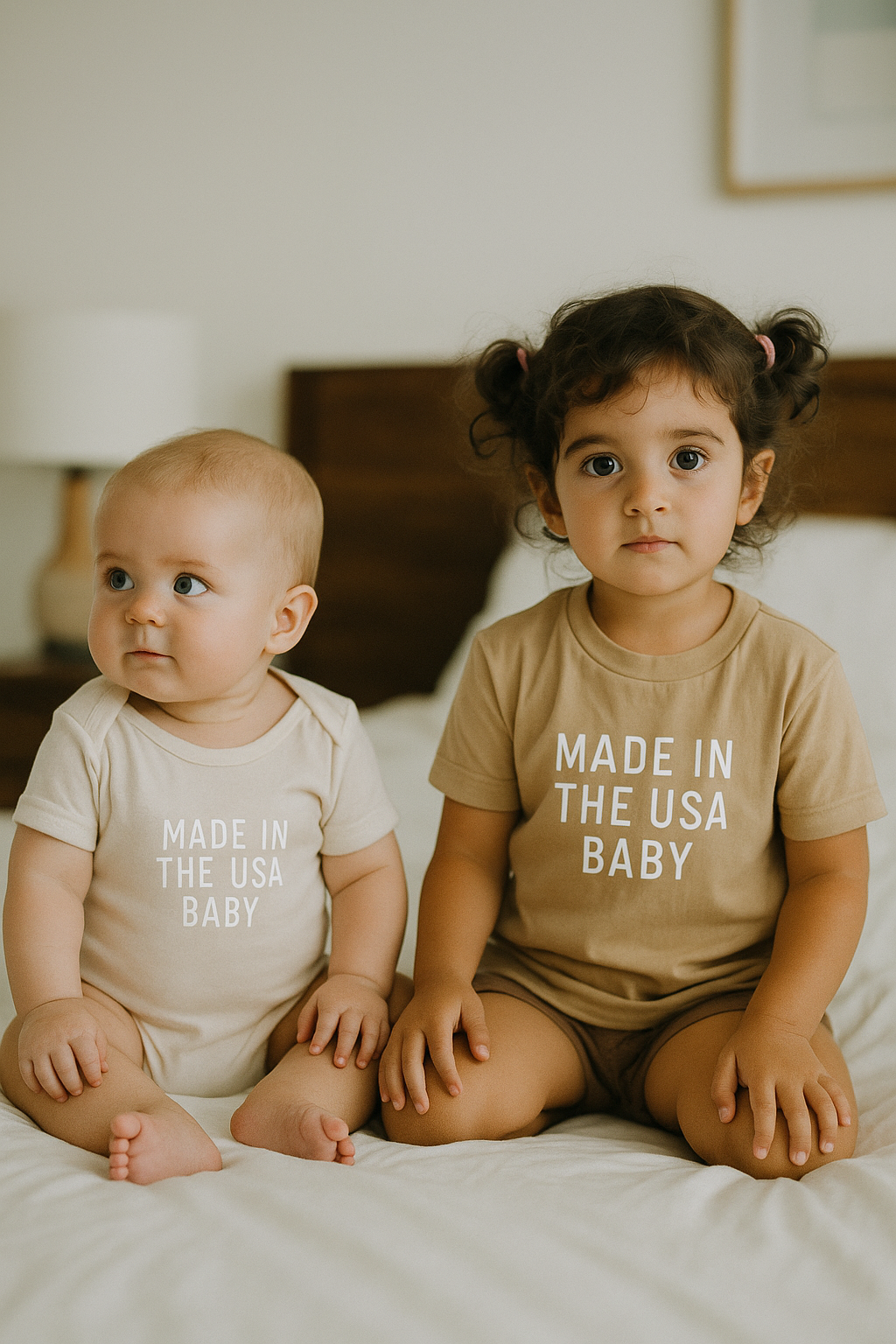 INFANT ORGANIC COTTON ONSIE: MADE IN THE USA BABY